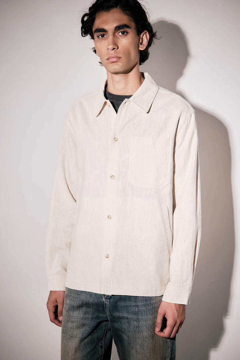 Brixtol Textiles Frank Linen - cream