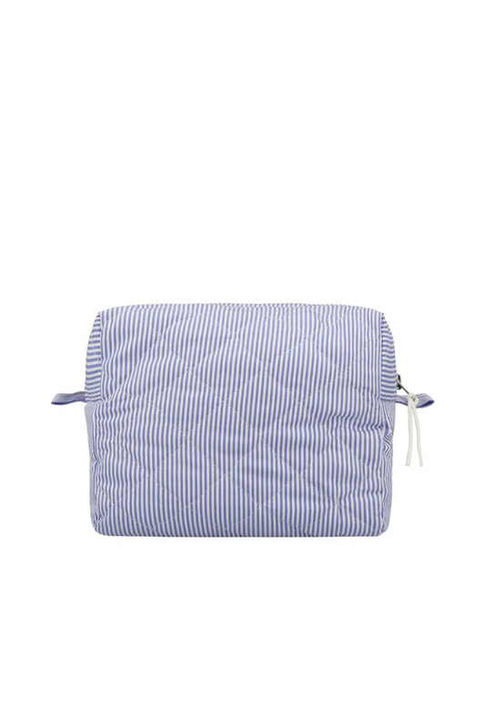 Gauhar Quilted Cosmetic Bag Medium - sky