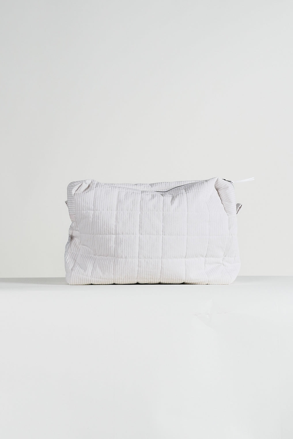 Gauhar Quilted Cosmetic Bag Large - sand