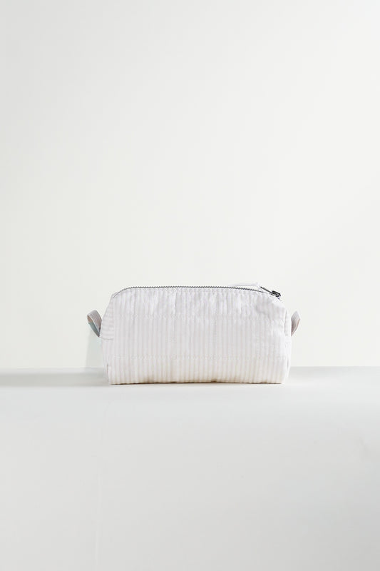 Gauhar Quilted Cosmetic Bag Small - sand