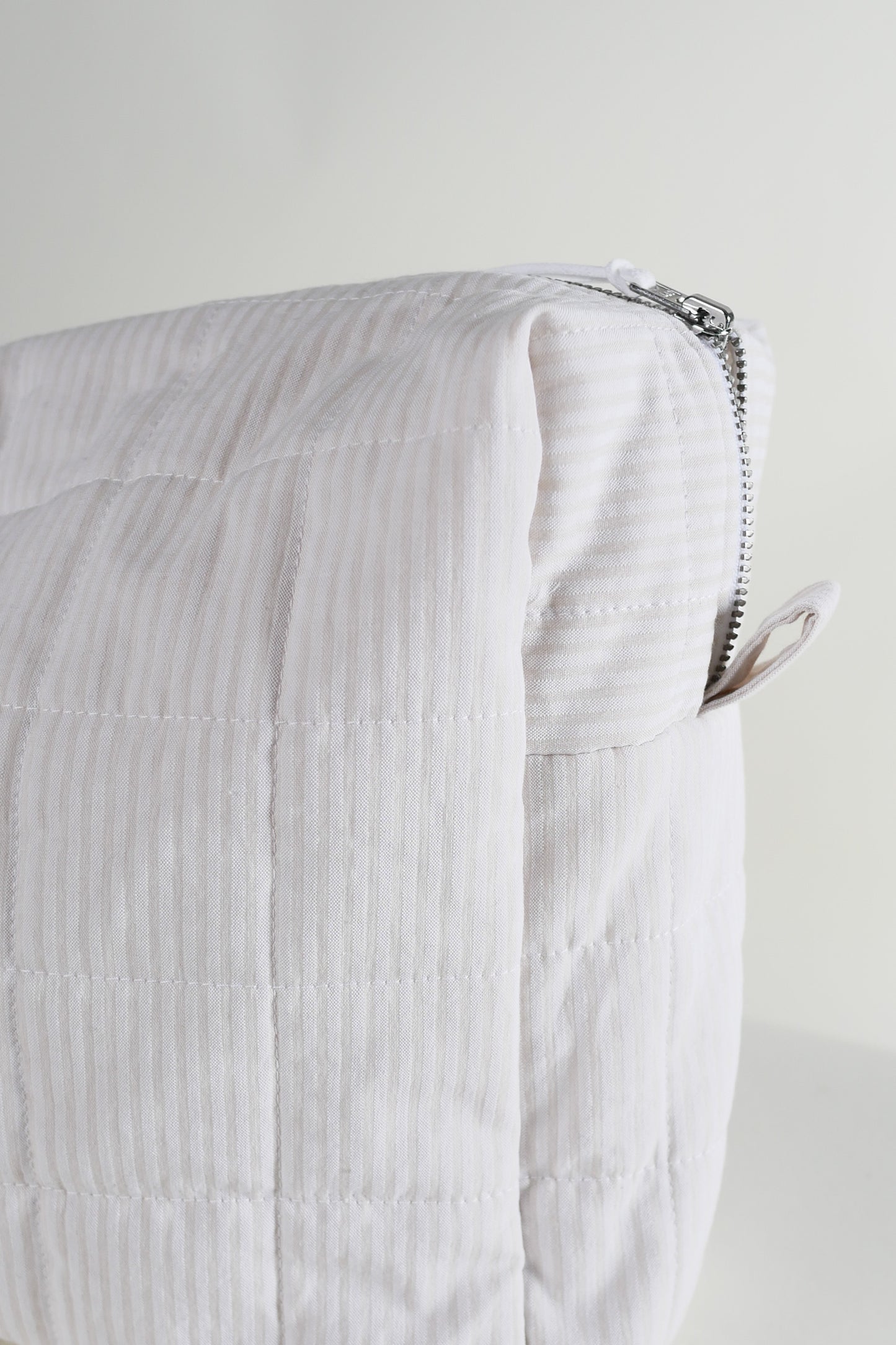 Gauhar Quilted Cosmetic Bag Large - sand