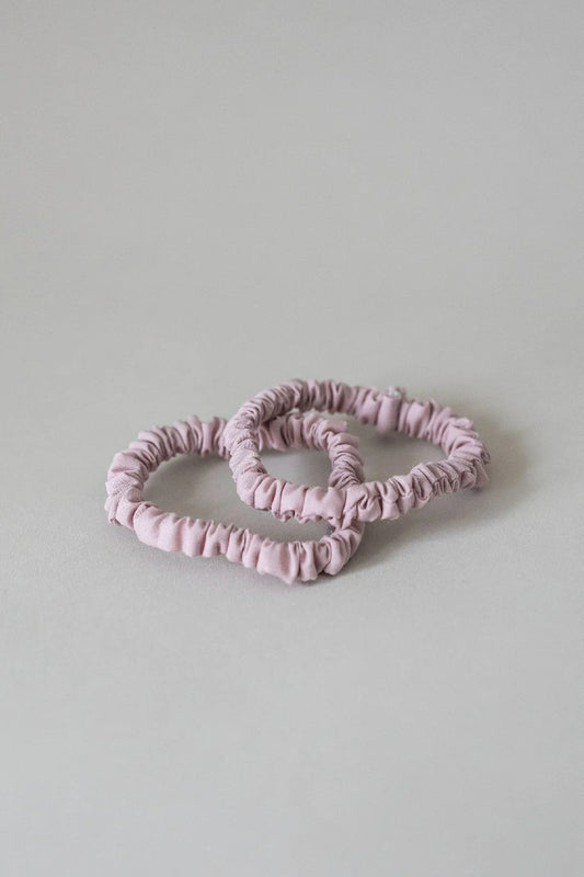 Gauhar Hair tie set - blush