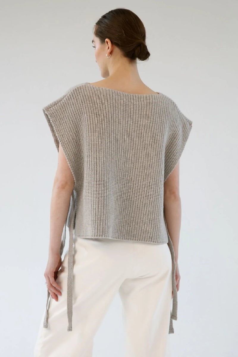 Gauhar Merino vest - Cloud