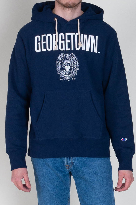 Champion Hooded sweatshirt Georgetown - navy