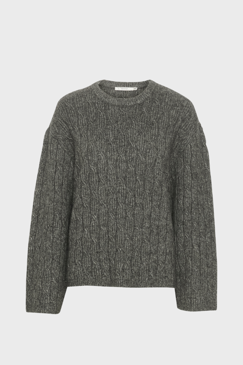 Gestuz AdieGZ pullover - deep gray melange