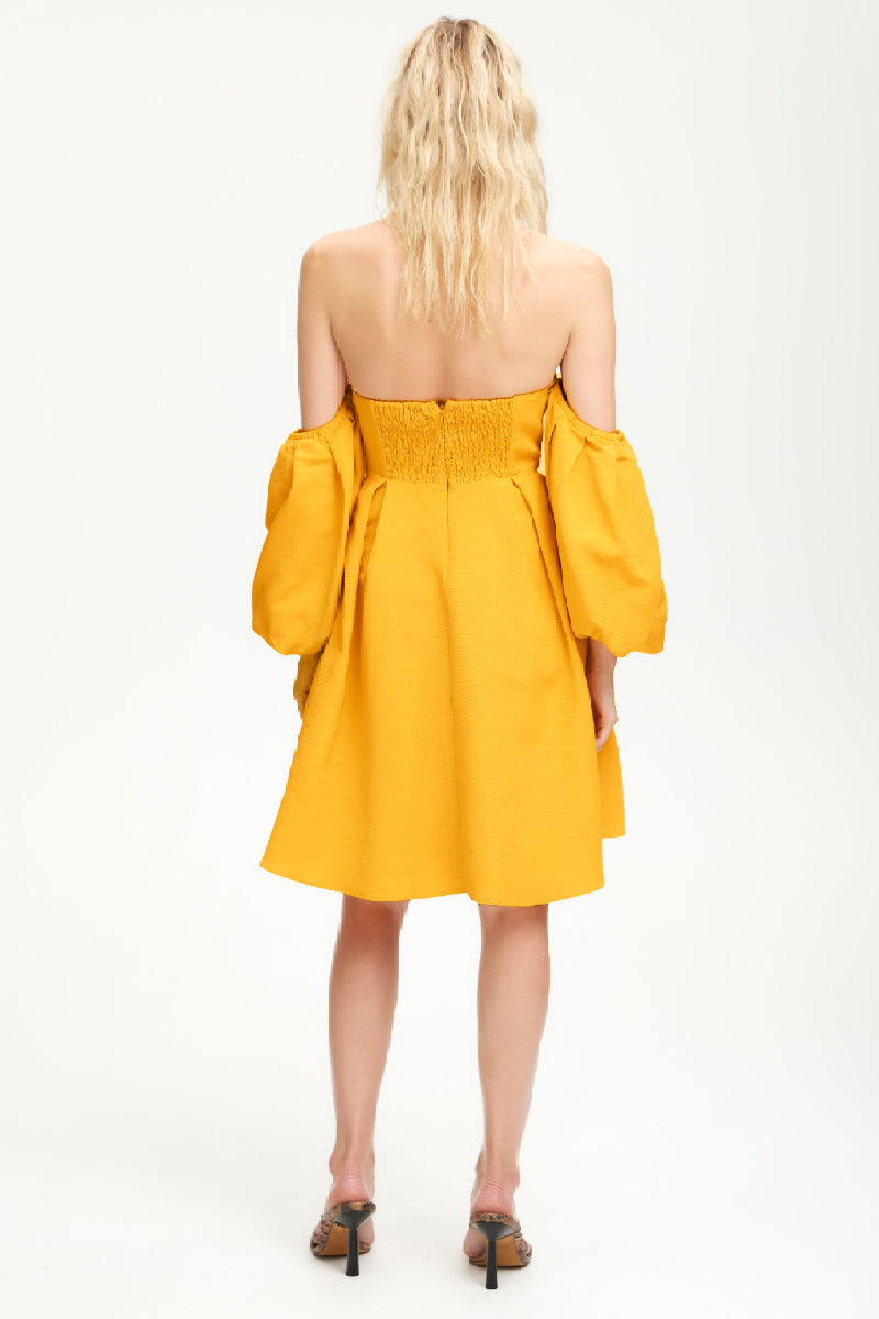 Gestuz DaniGZ off shoulder dress - Kumquat