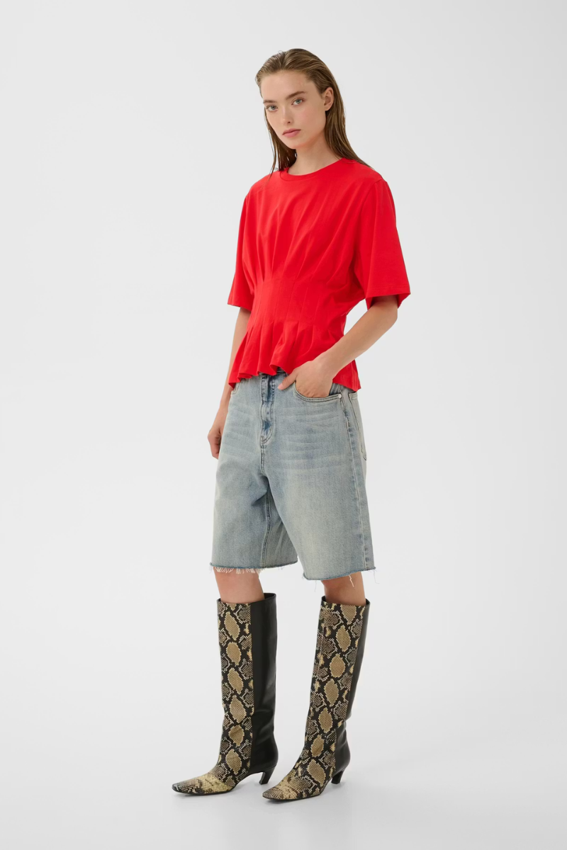 Gestuz GZInez tee - tomato