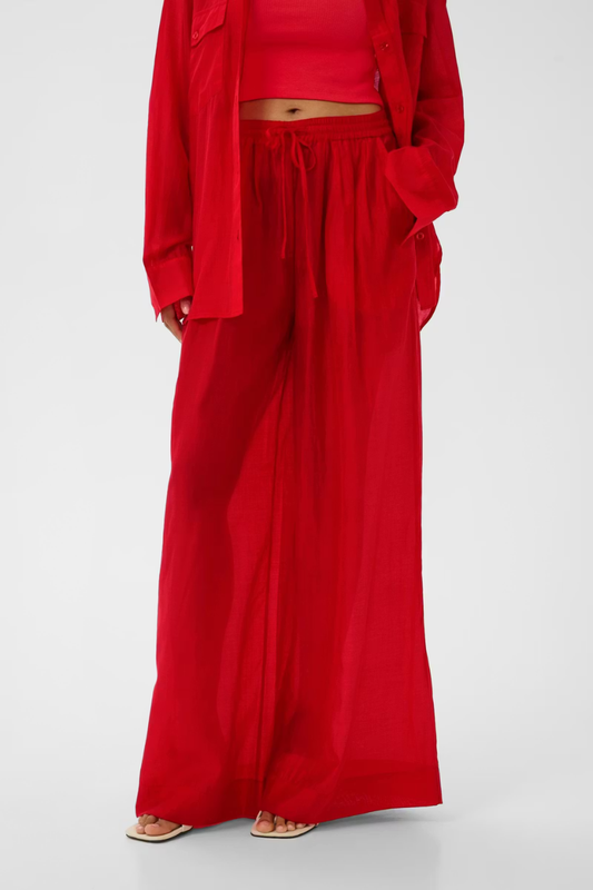 Gestuz GZsiora HW pants - tomato