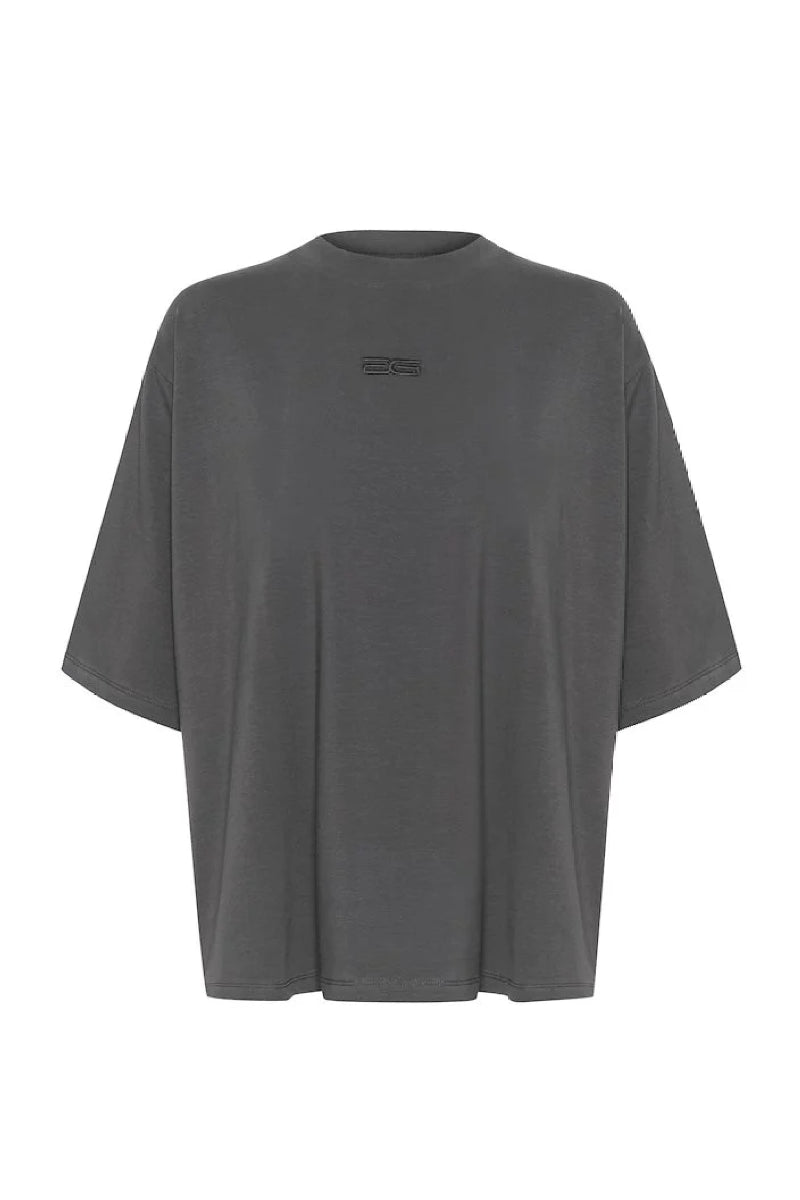 Gestuz SamiGZ emb tee - gray pinstripe