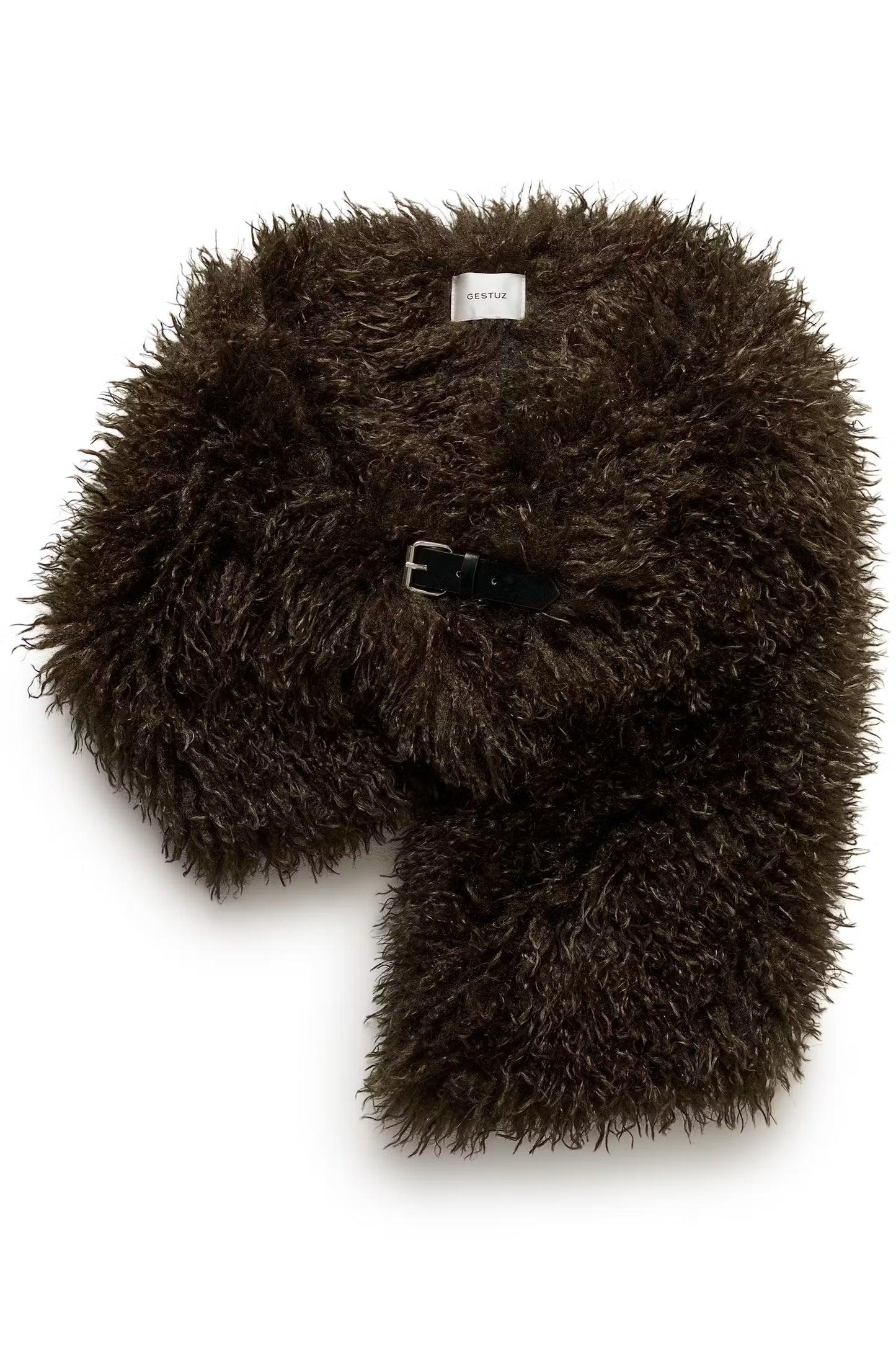 Gestuz GZchoa scarf - slate black / brown