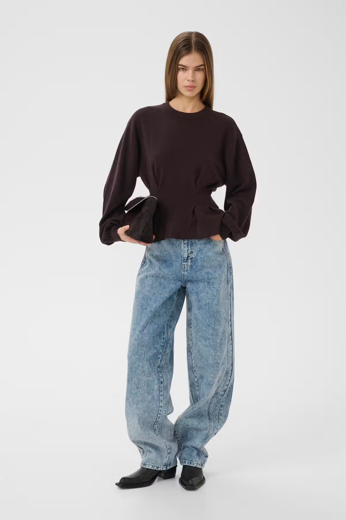 Gestuz GZmanzi Waist Pullover - ganache