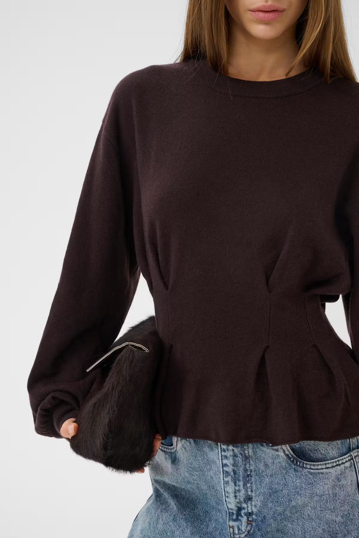 Gestuz GZmanzi Waist Pullover - ganache