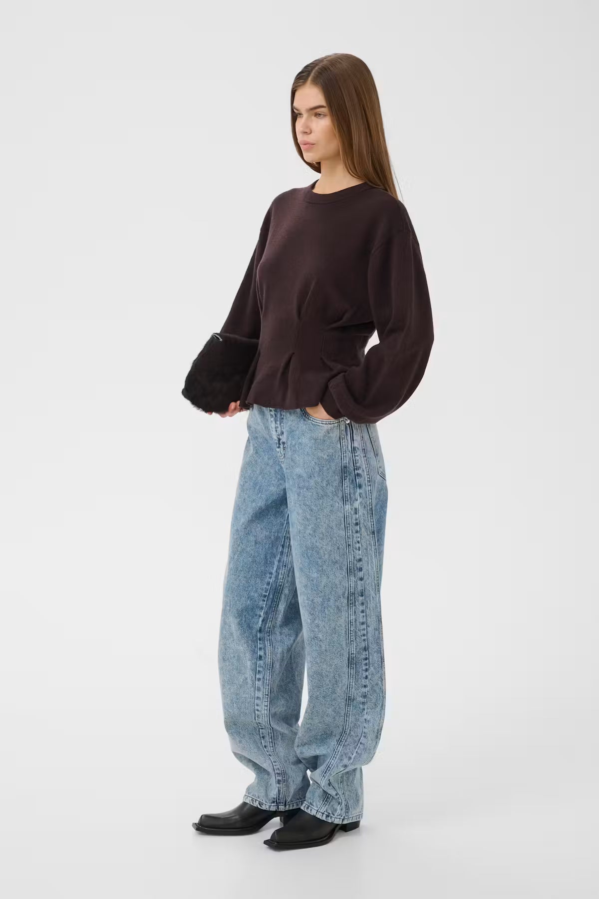 Gestuz GZmanzi Waist Pullover - ganache