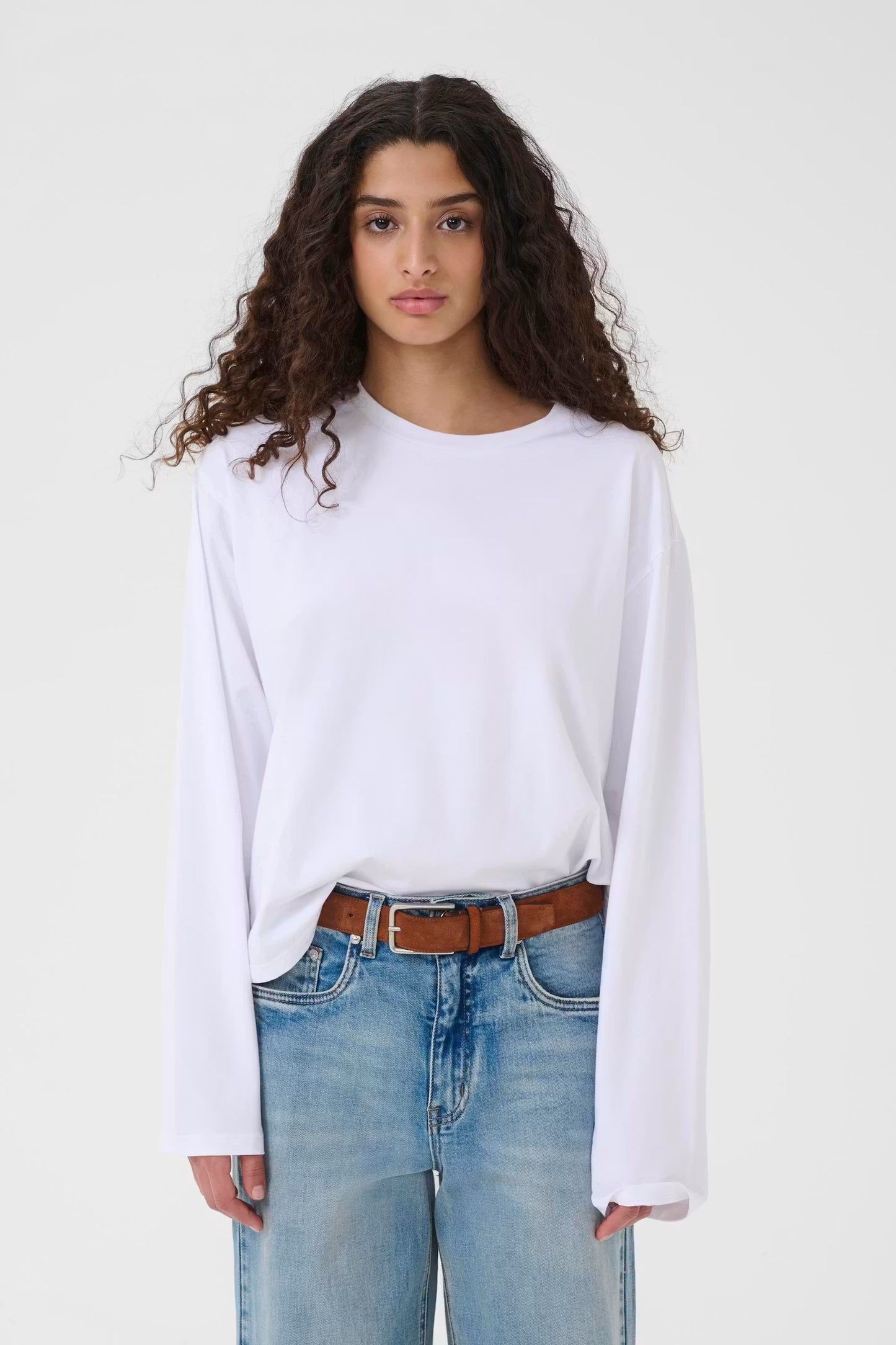 Gestuz GZtima ls tee - bright white
