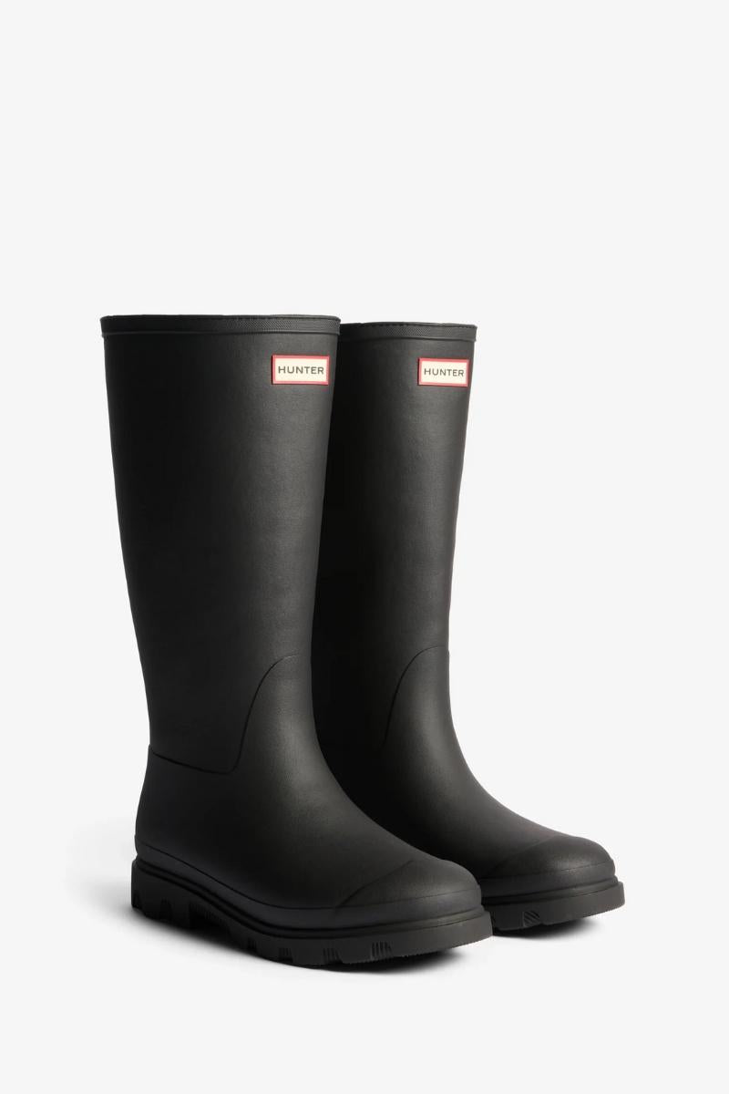 hunter naisten vuorilliset korkeavartiset kumisaappaat