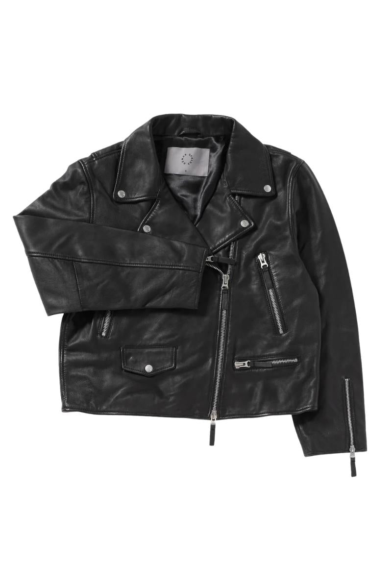 Naisten biker-nahkatakki