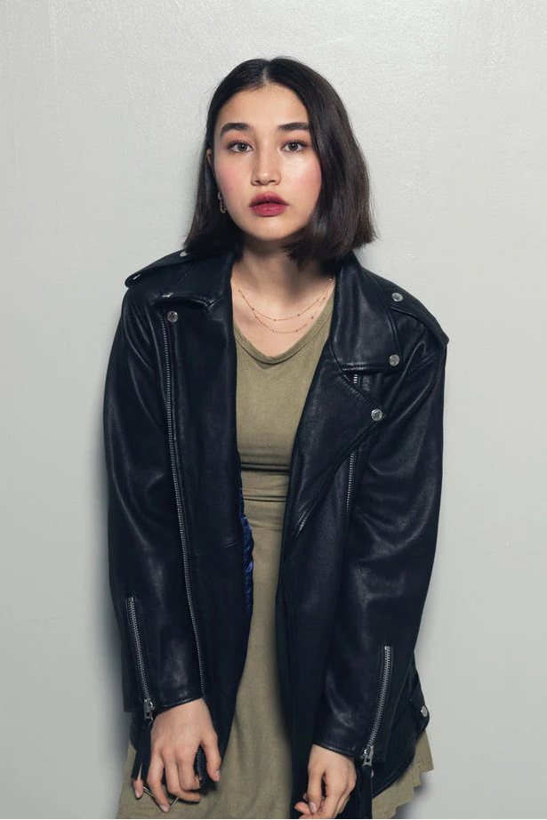 Human Scales Emelie nahkatakki - black