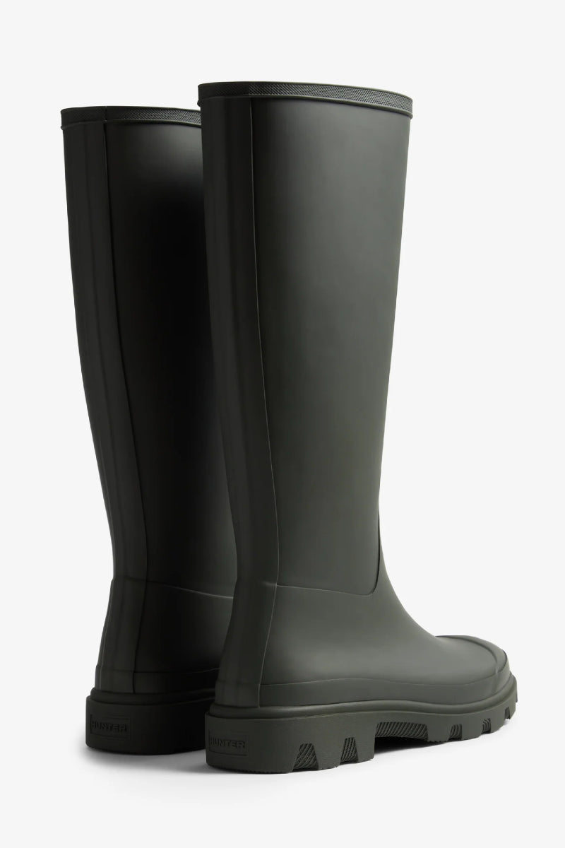 HUNTER Downpour Tall boot - dark olive