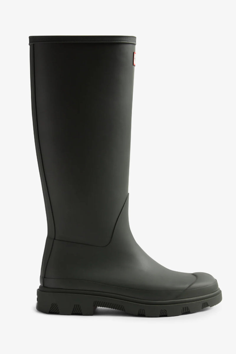 HUNTER Downpour Tall boot - dark olive