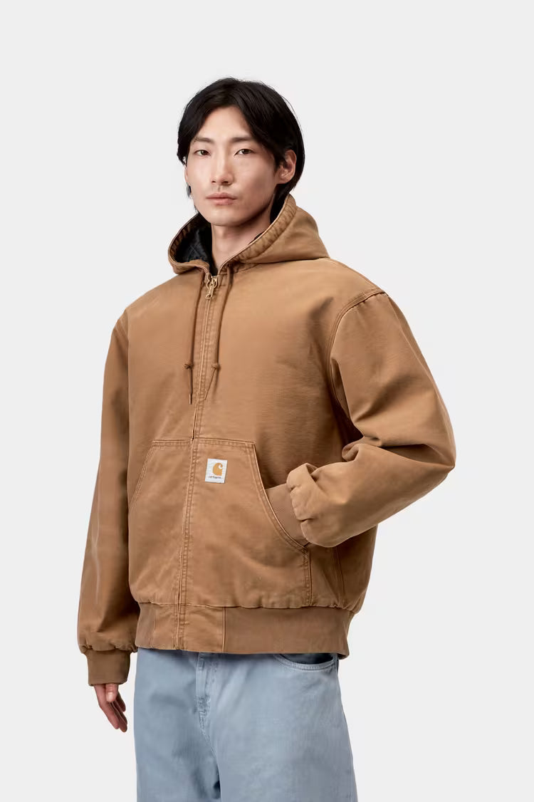 Carhartt WIP OG Active Jacket Deadborn Canvas - hamilton brown