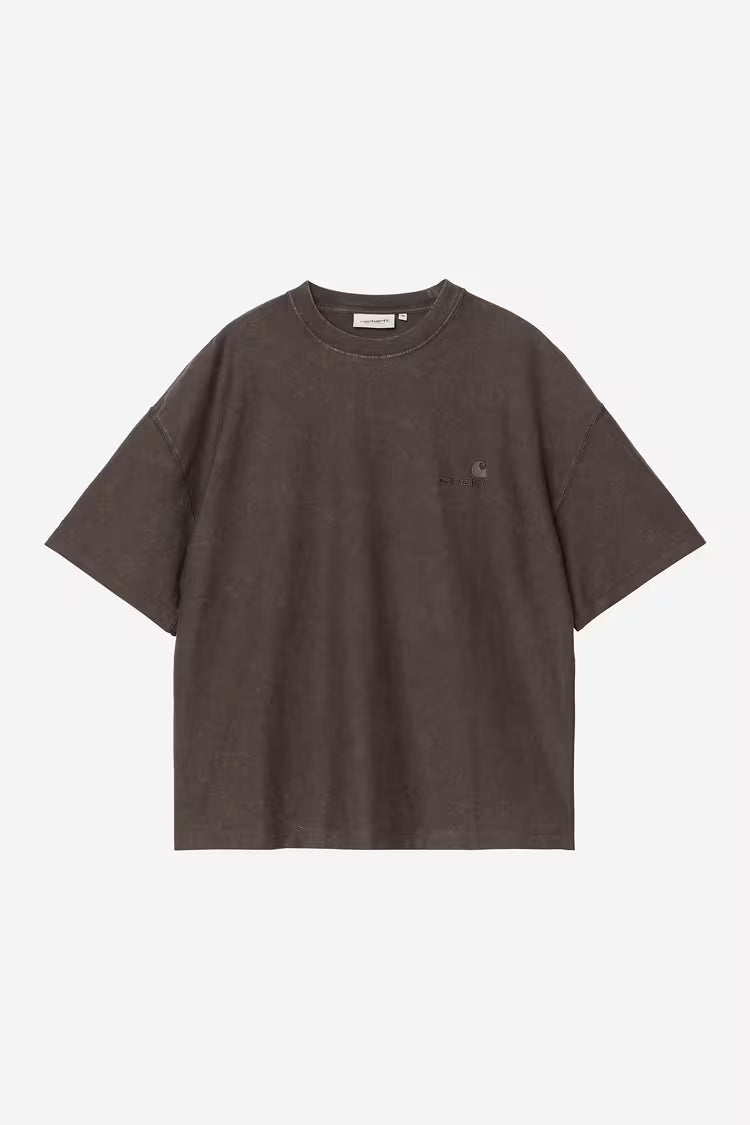 Carhartt WIP S/S Lambert T-shirt - tobacco, moon wash