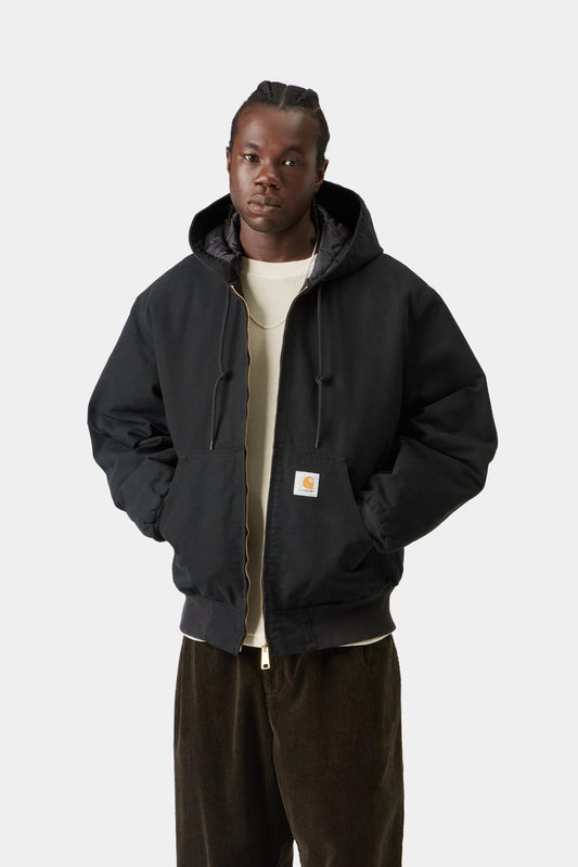 Carhartt WIP OG Active Jacket Black Stone Canvas - mallin yllä, kuva 1