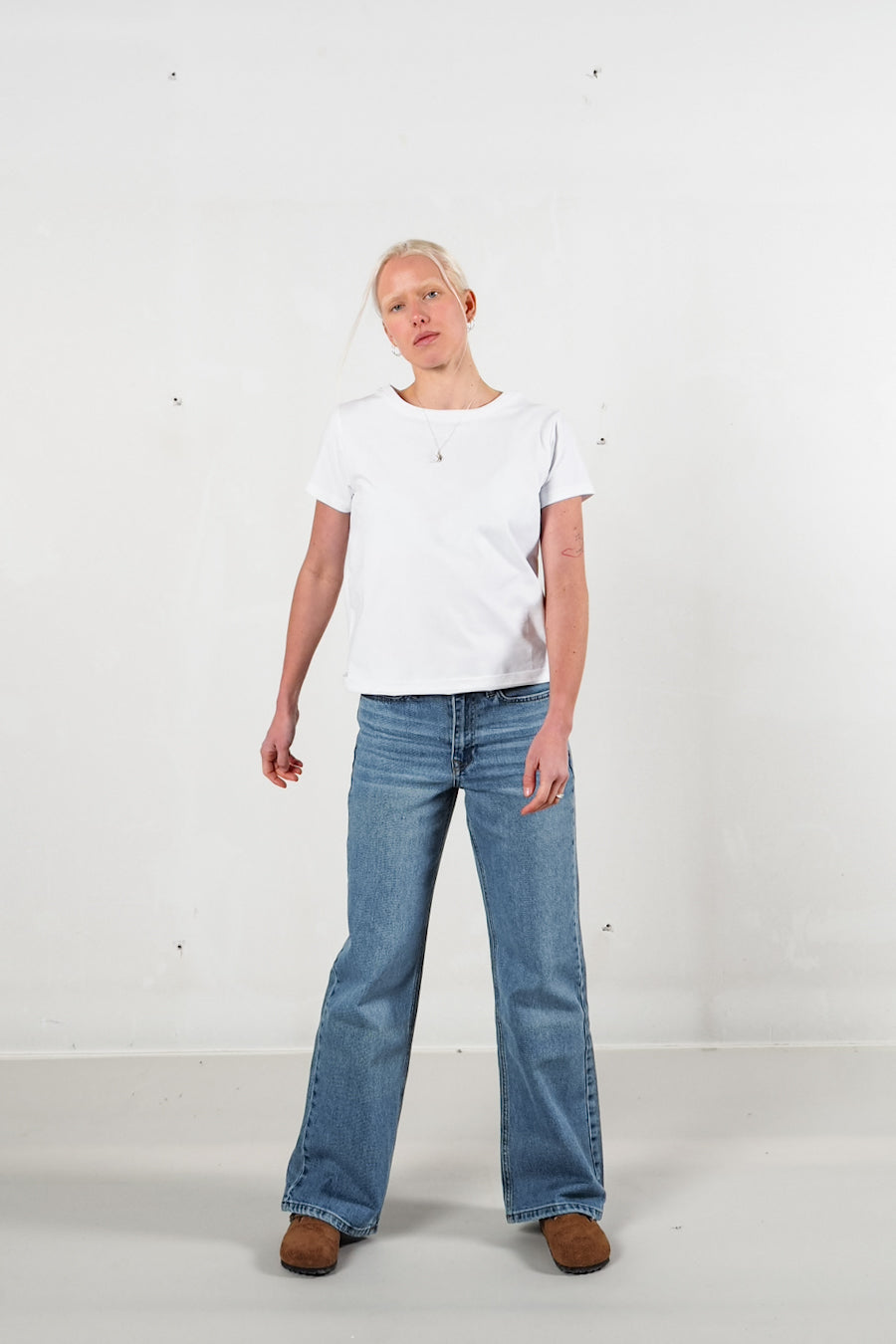 My Essential Wardrobe 35 The Louis 139 High Wide - medium blue retro wash