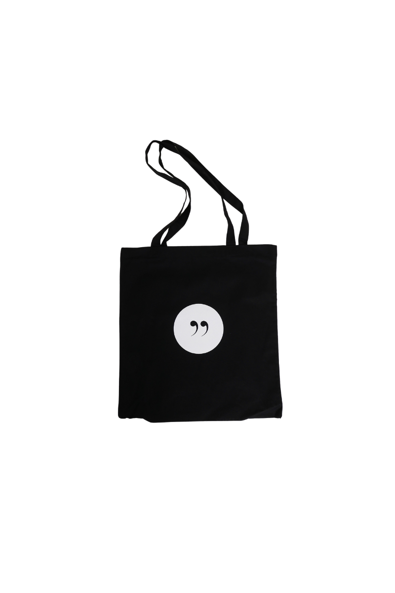 INCH" kangaskassi - musta