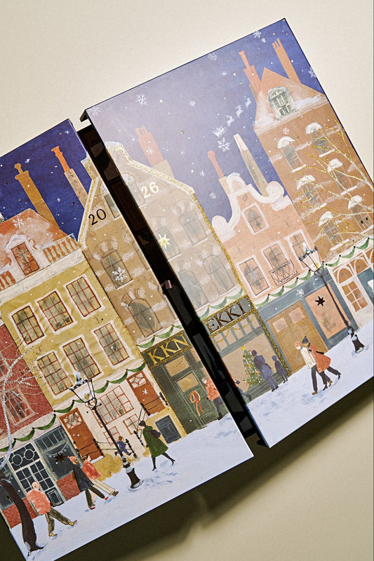 KKNEKKI Advent Calendar 2026 - joulukalenteri osittain avattuna