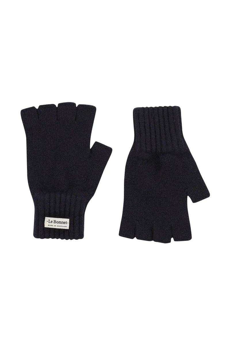 Le Bonnet Gloves Fingerless - midnight