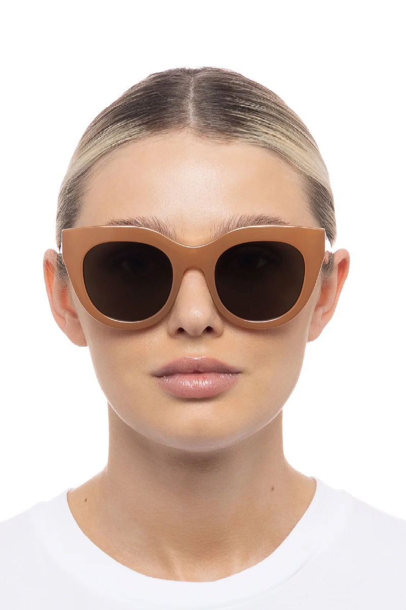 Le Specs Air Heart Women's Sunglasses - Caramel