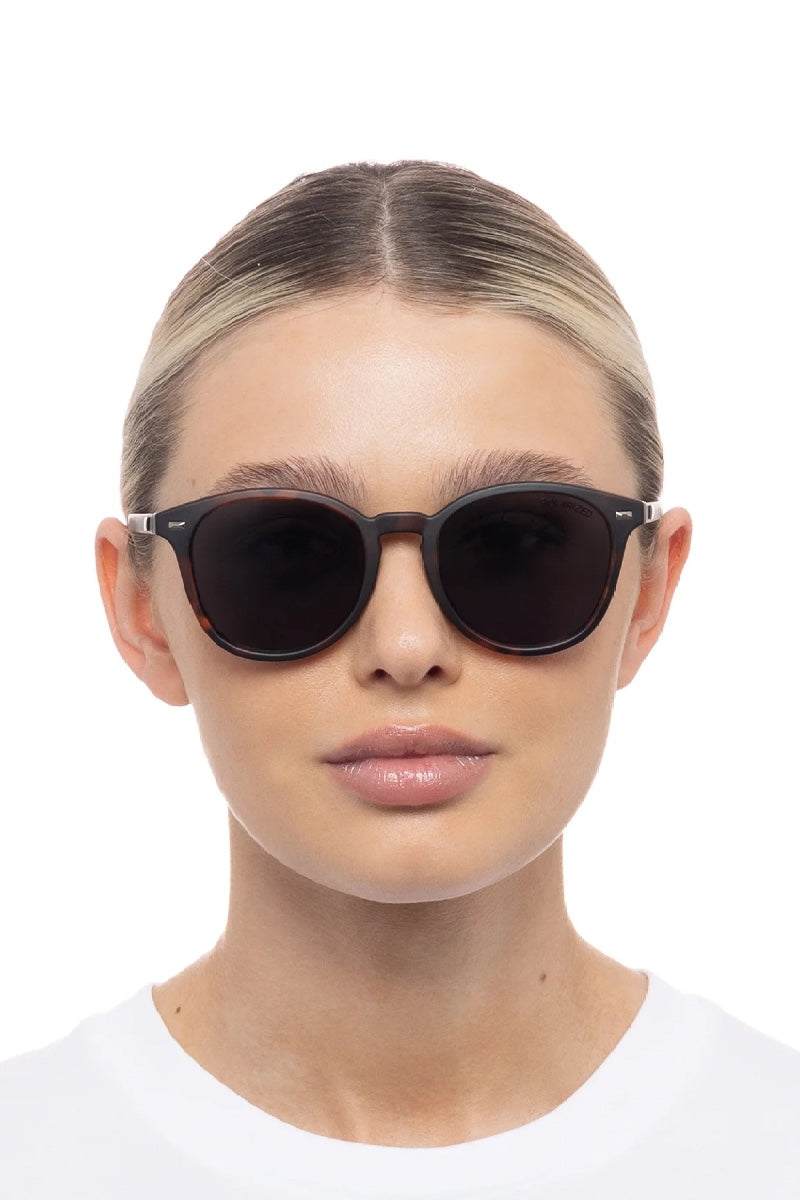 Le Specs Bandwagon sunglasses - matte tortoise