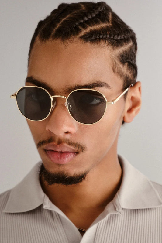 Le Specs Odyssey aurinkolasit - gold/khaki