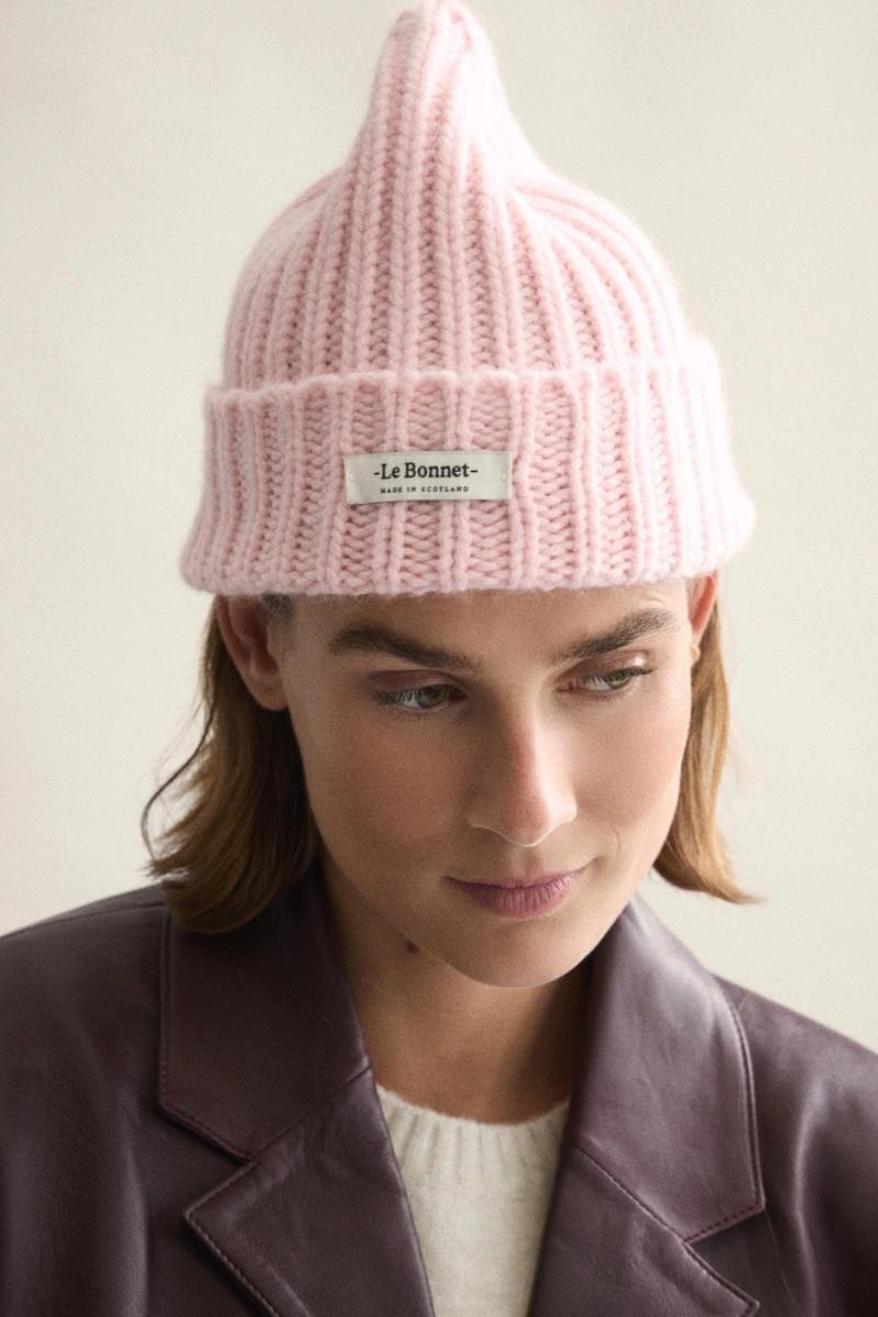 Le Bonnet vaaleanpunainen pipo