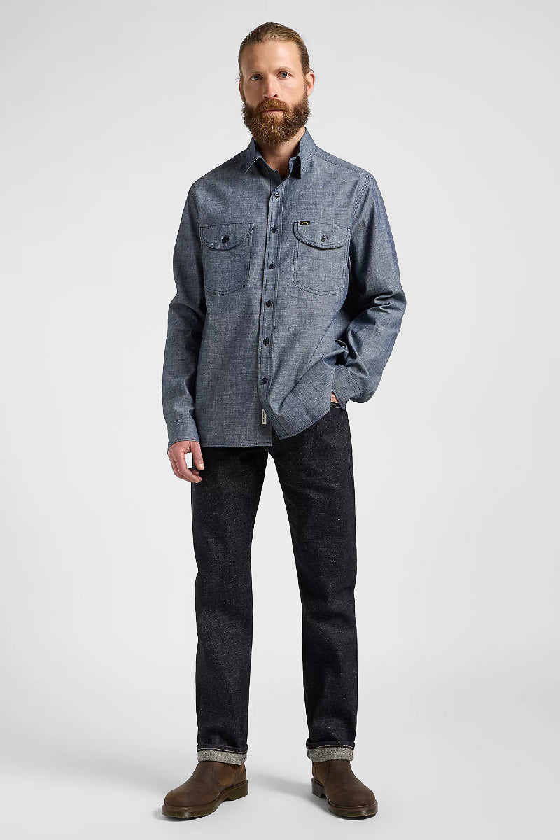 Lee 101 Heritage WW shirt - dry blue