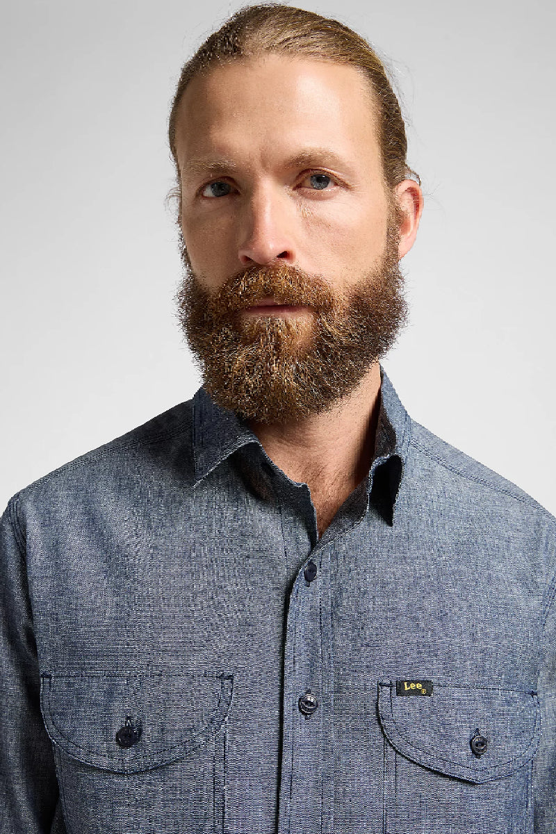 Lee 101 Heritage WW shirt - dry blue