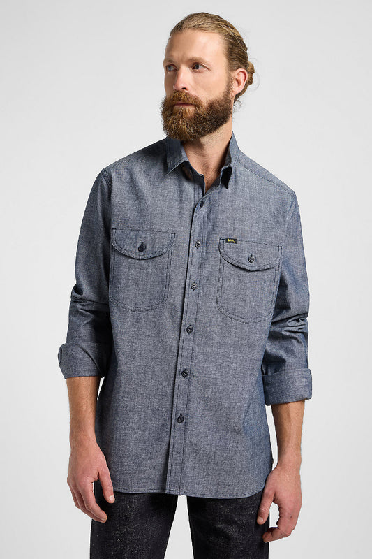 Lee 101 Heritage WW shirt - dry blue