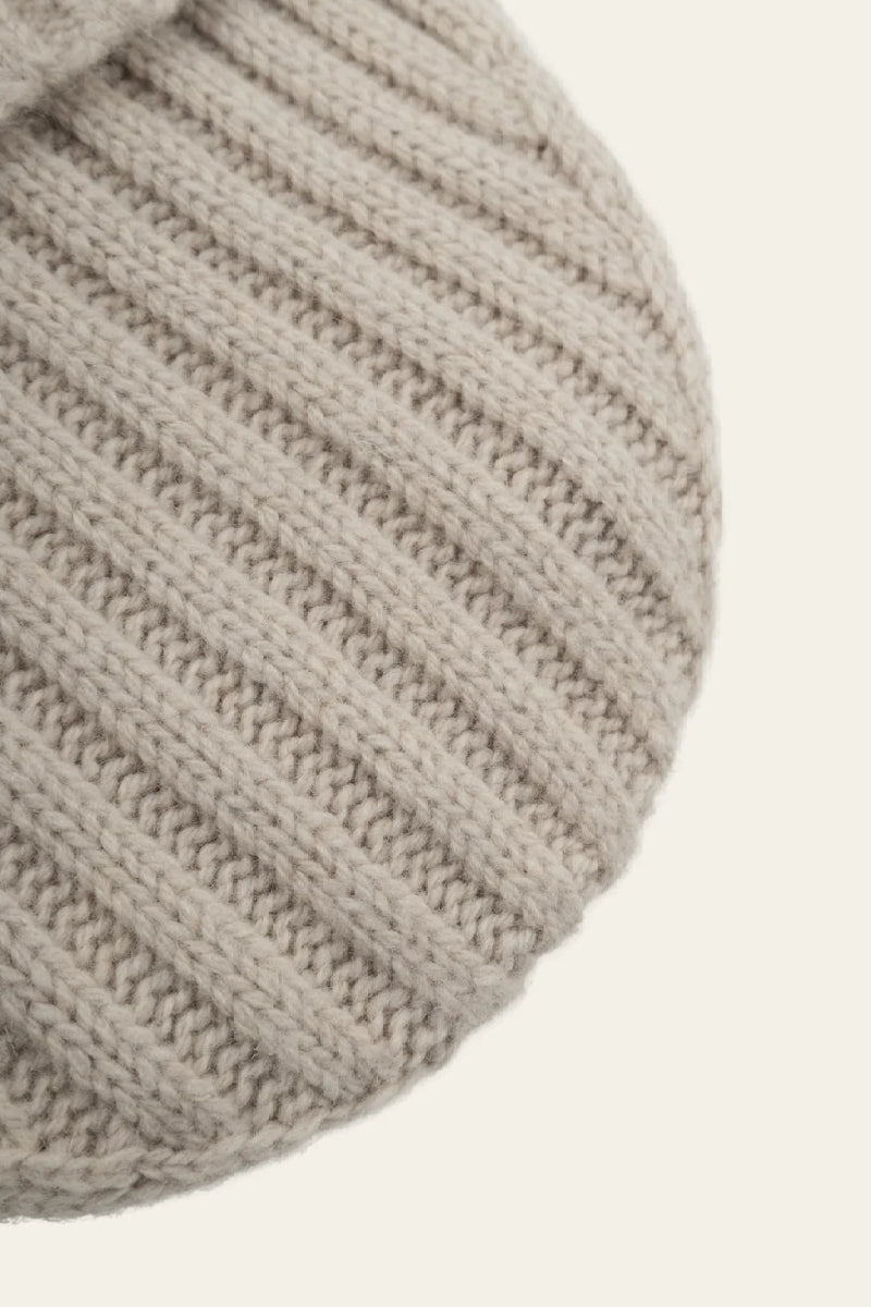 Les Deux Wells Wool Beanie - light desert sand