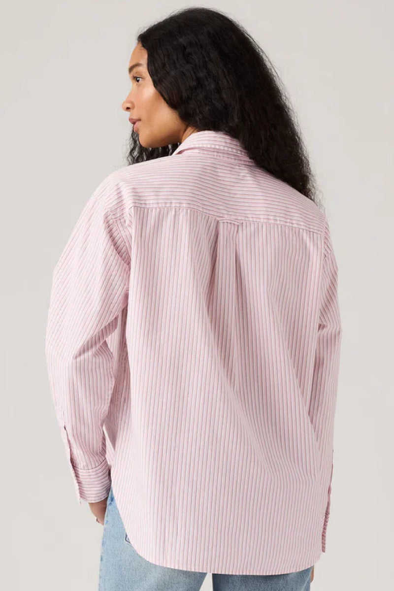 Levi's Harlie New Bf Shirt - rachel stripe peachskin