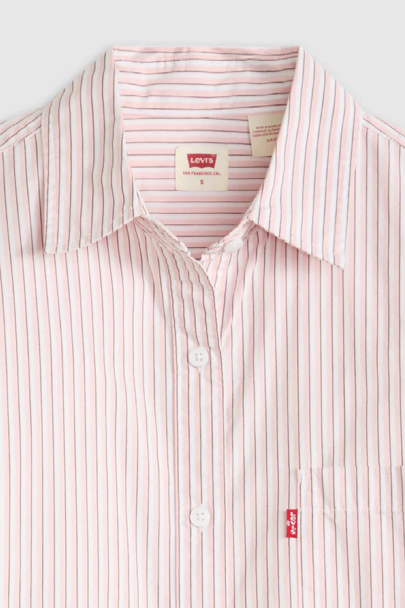 Levi's Harlie New Bf Shirt - rachel stripe peachskin