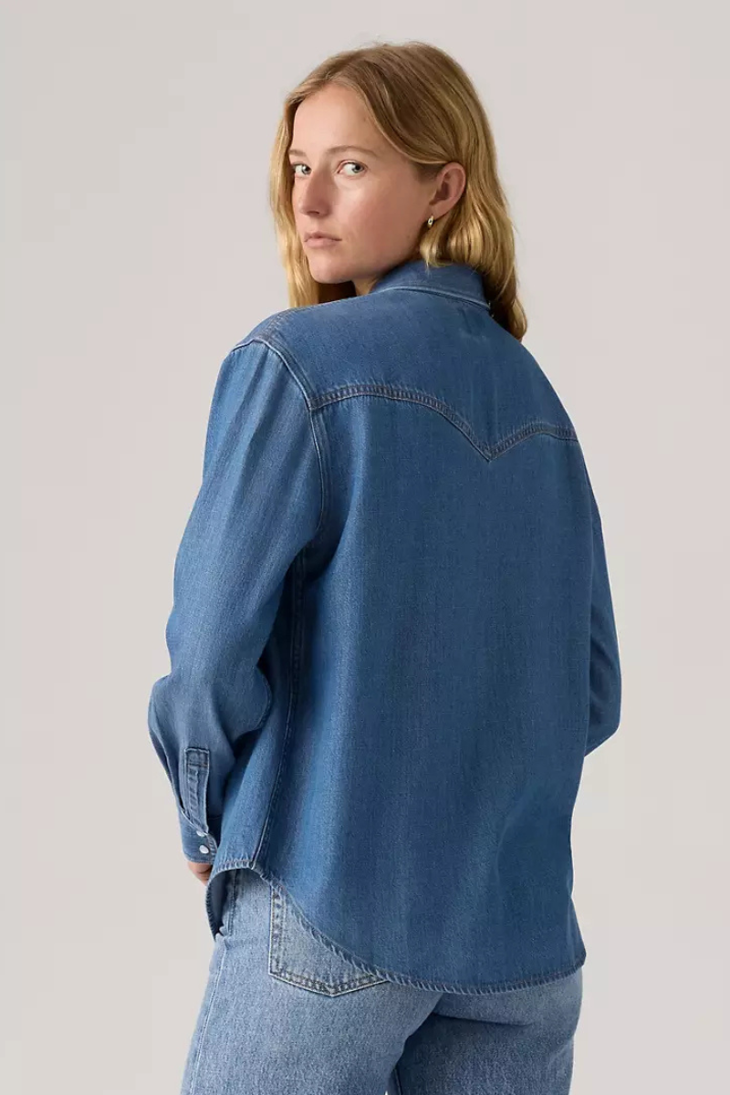 Levi's Teodora Western shirt - going steady tipped
