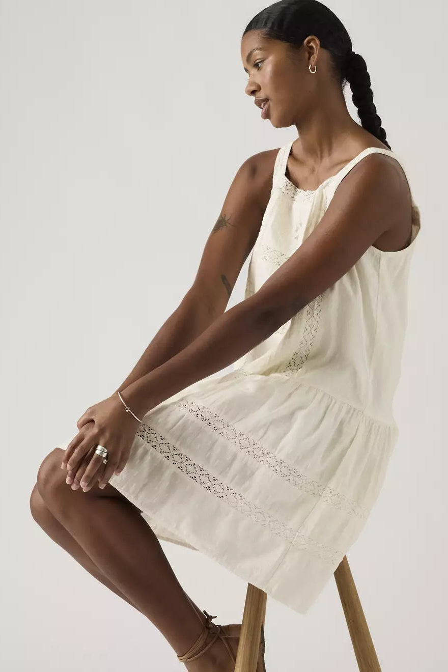Levi's Kate Sl Mini Dress - cloud dancer cotton