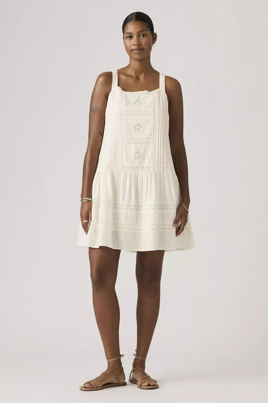 Levi's Kate Sl Mini Dress - cloud dancer cotton