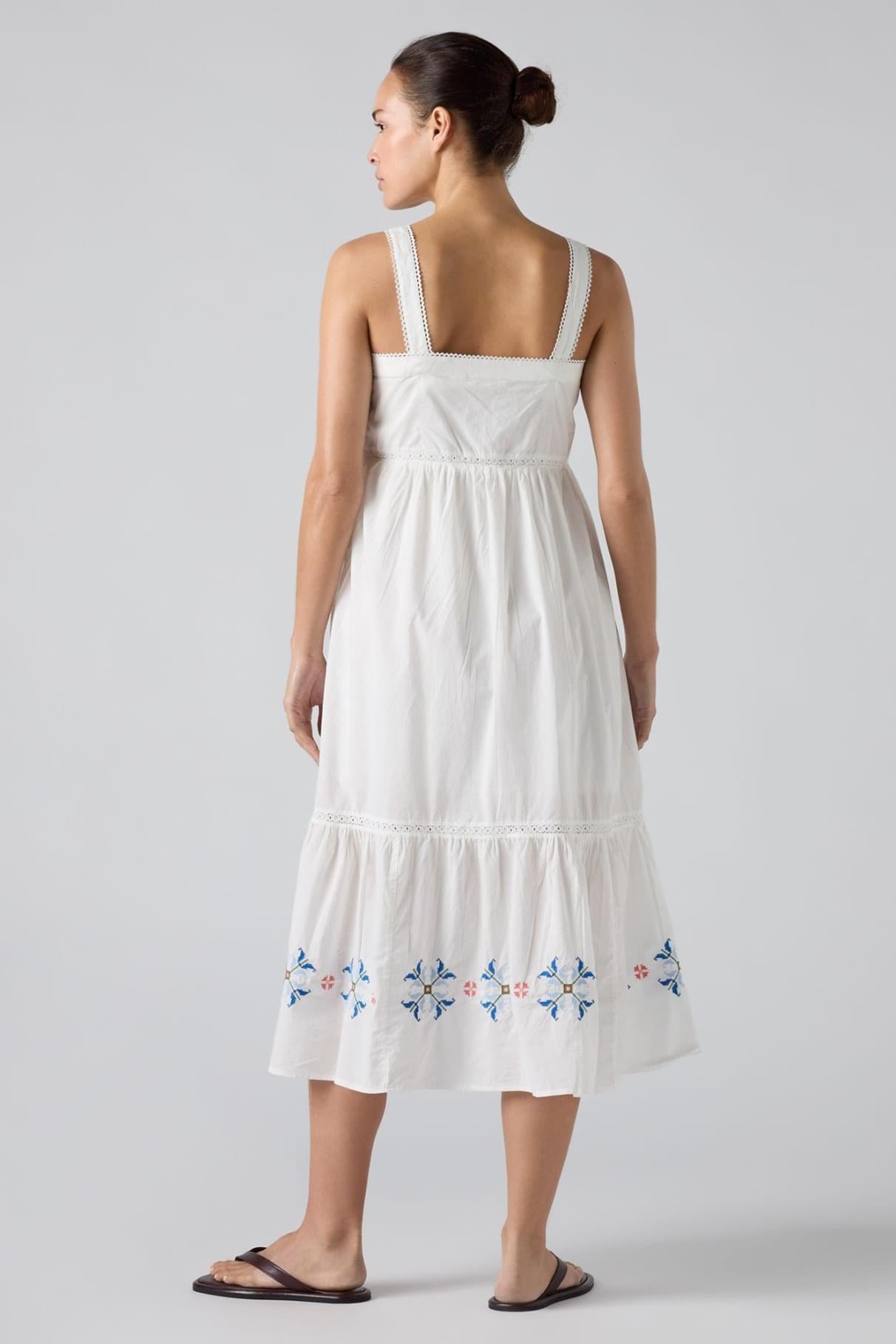 Levi's Mimi sl dress - Cloud Dancer Larger Floral