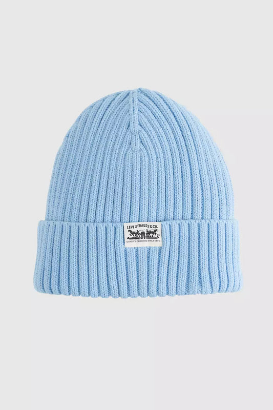 Levi's Sunset cotton beanie - blue bell