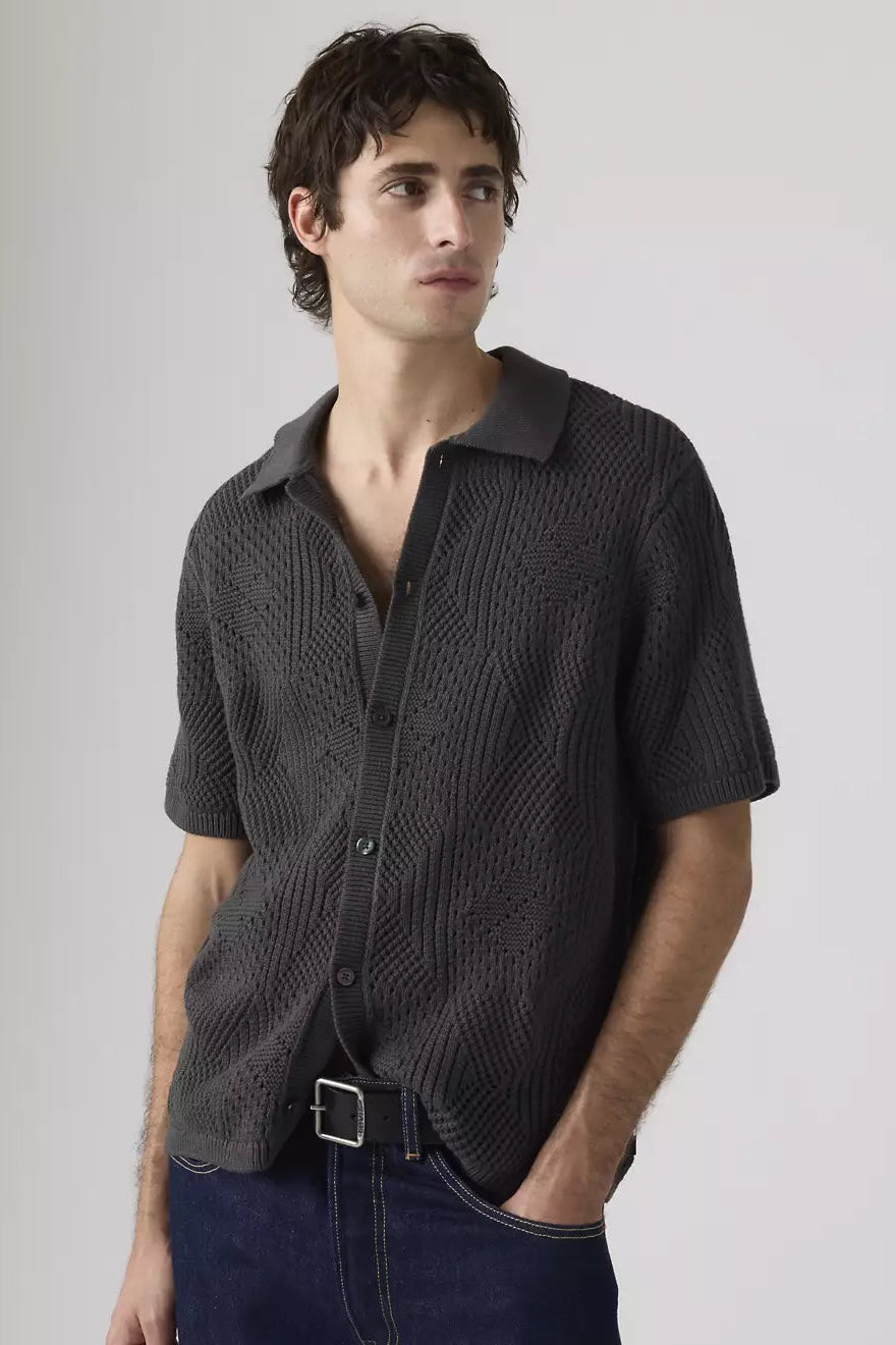 Levi's Sweater Camp Shirt - Dark Phantom
