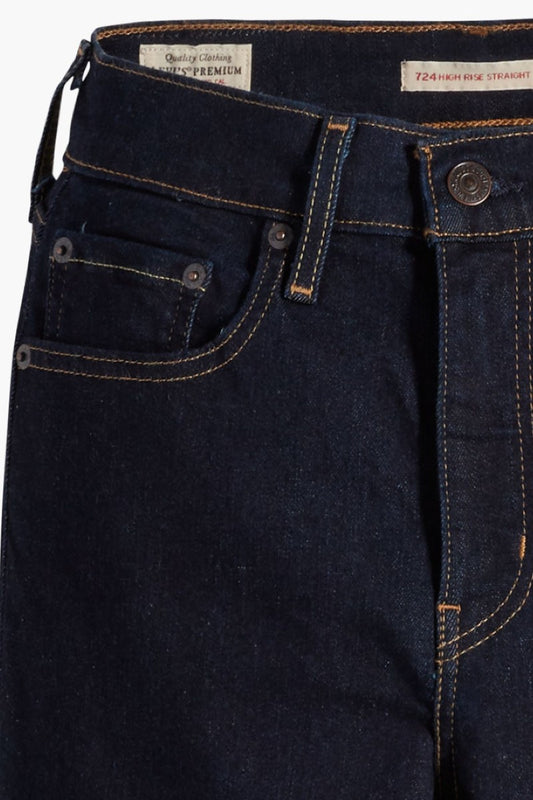 Levi's 724 High Rise Straight - Blue Wave Rinse