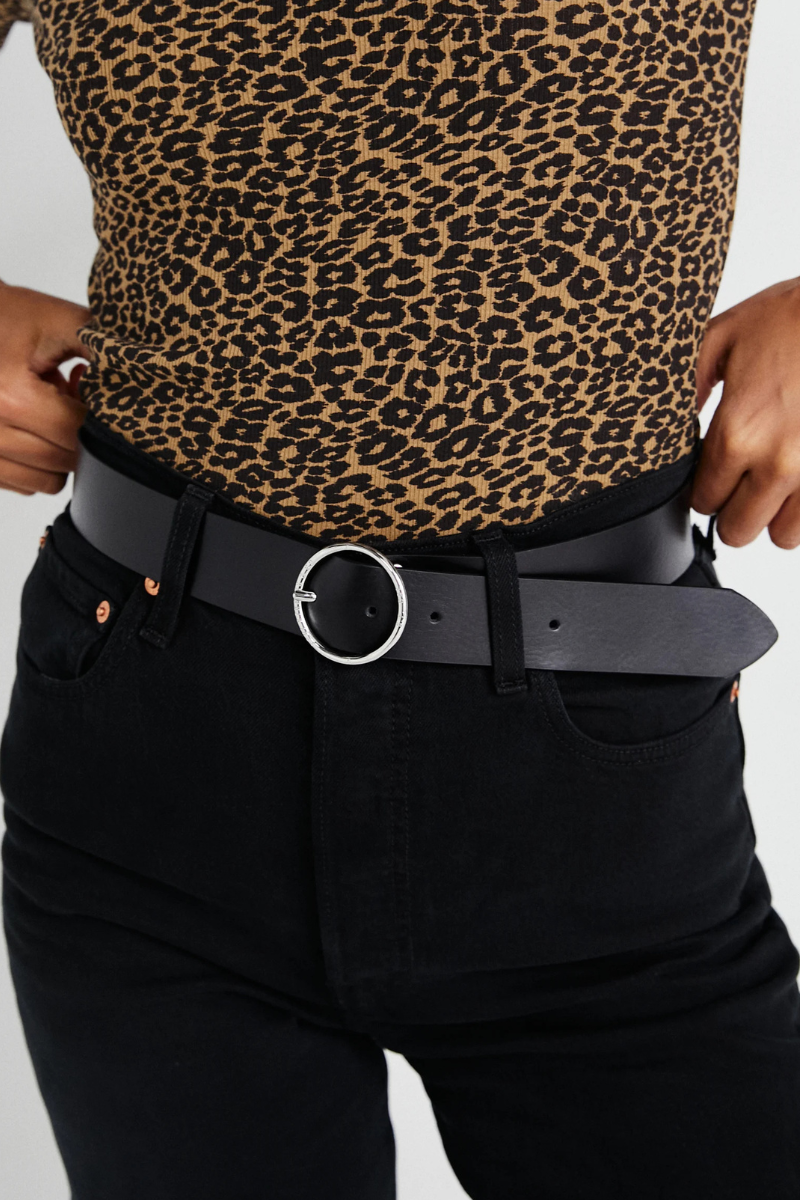Levi's Athena Caviar belt - caviar interlock