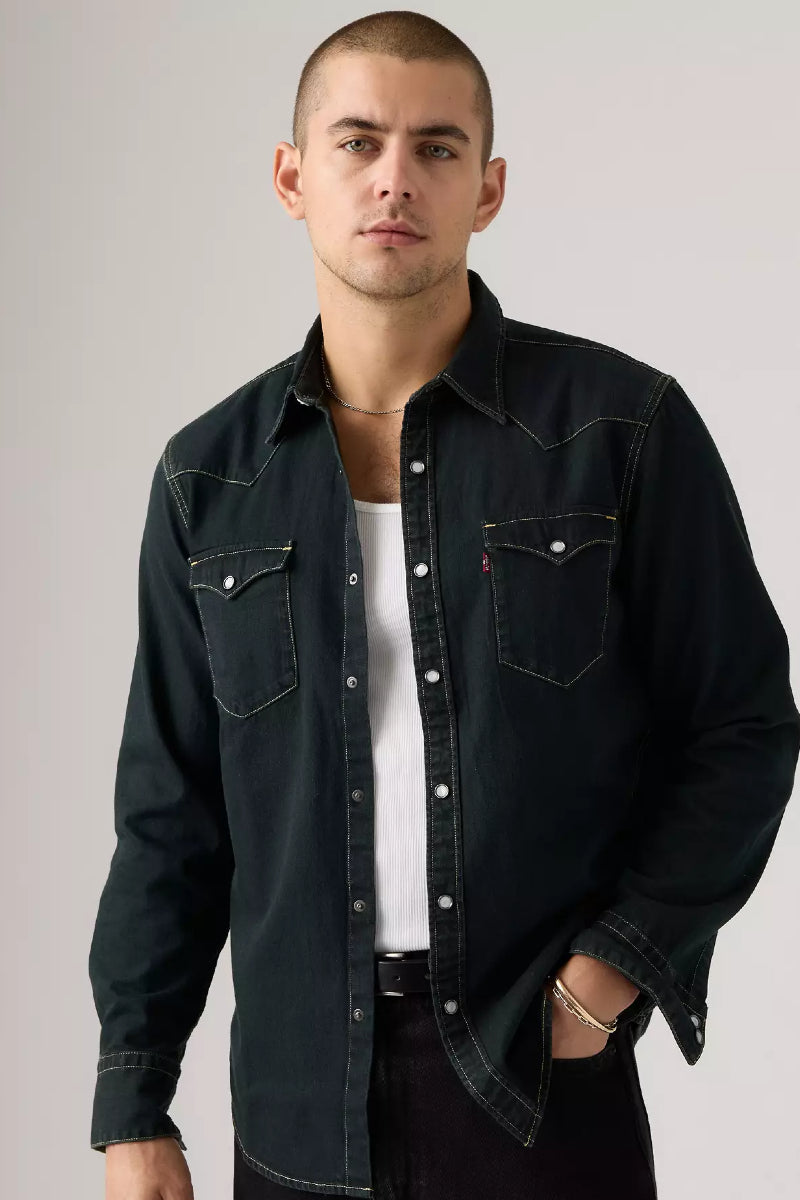 Levi's Barstow Western Standard - Beautiful Ash Blue Black