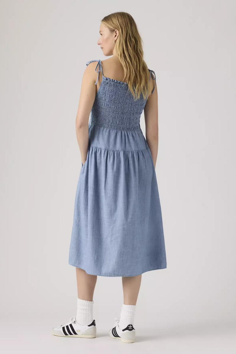 Levi's Monaco Cotton Sundress - Breezy Blues